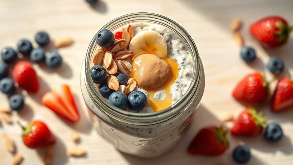 protein packed overnight oats