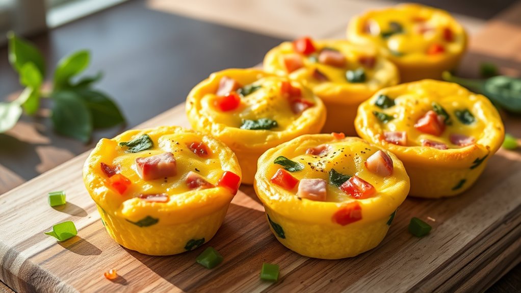 protein rich egg muffins