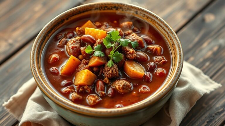 pumpkin infused chili dish