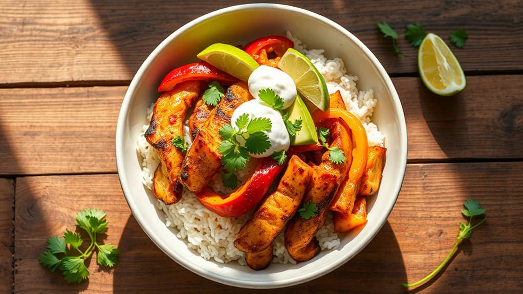 quick and simple fajitas