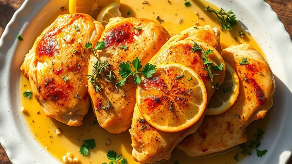 quick lemon herb chicken