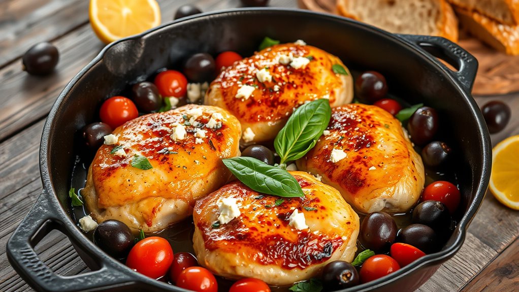 quick mediterranean chicken recipe