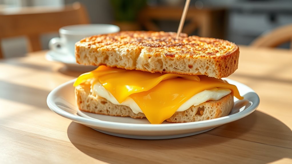 quick microwave breakfast sandwich