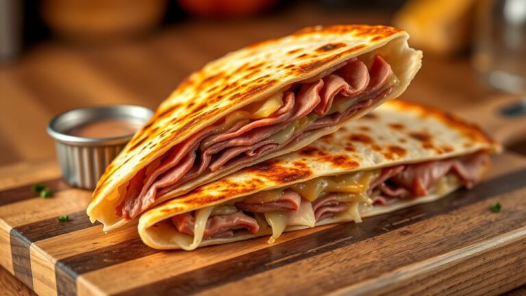 reuben quesadillas cooking instructions