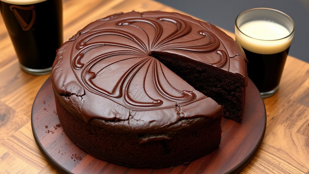 Guinness Chocolate Cake Recipe Tasteful Twists Rich Moist Chocolate Cake