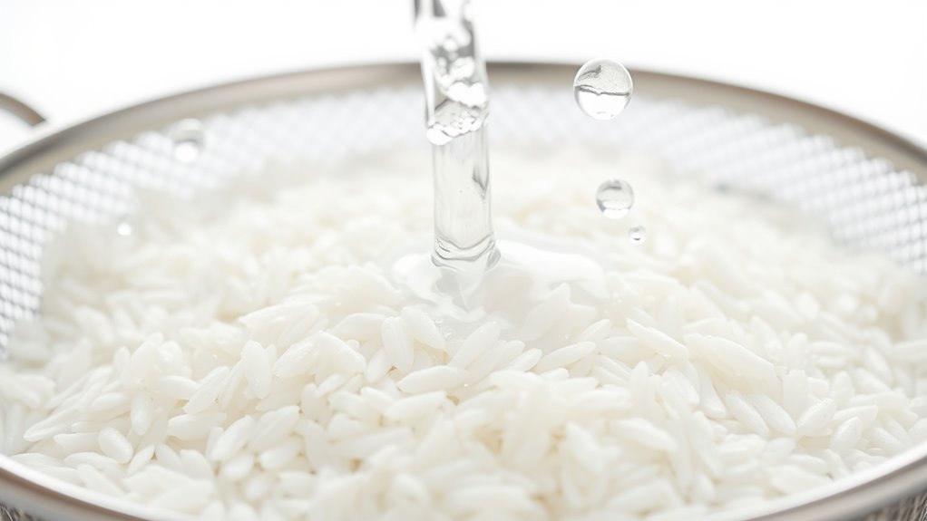 rinse rice very thoroughly