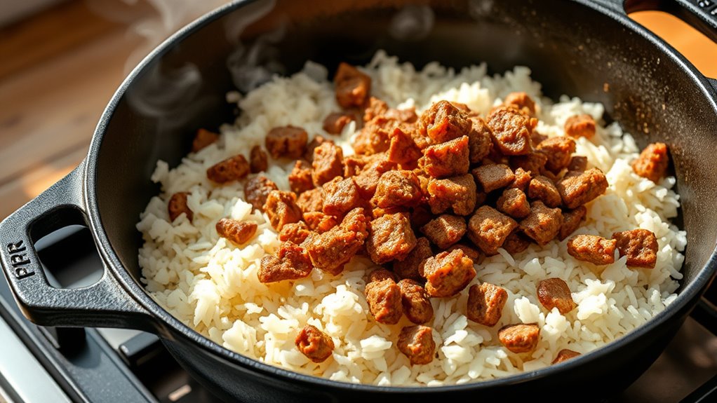 sausage re entering the pan