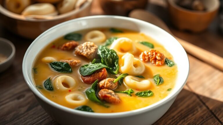 sausage tortellini soup recipe