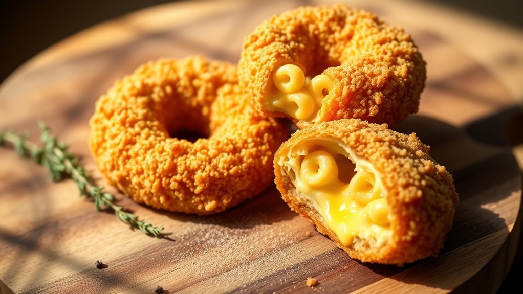 savory breakfast donut fusion