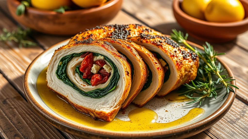 savory chicken breast filling