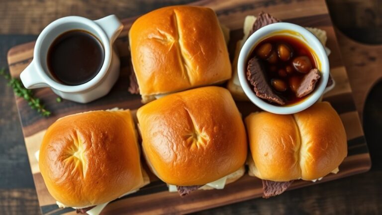savory french dip sliders