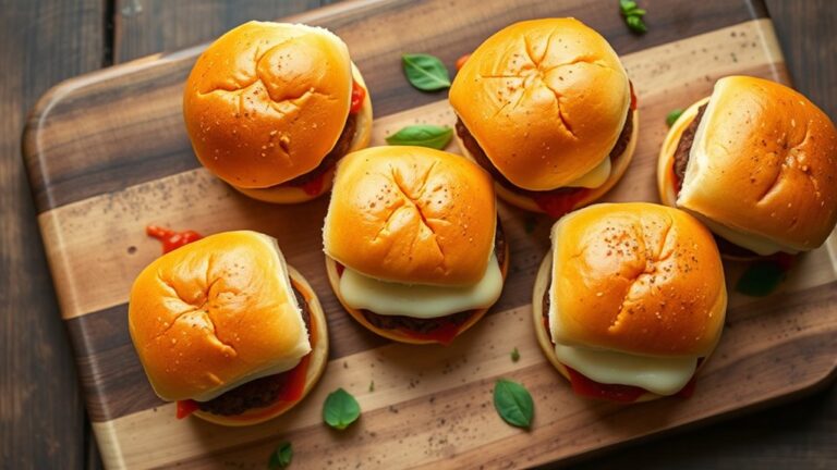 savory italian mini sandwiches