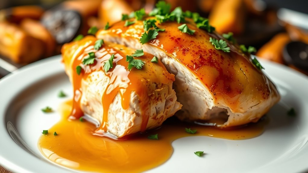 savory maple mustard chicken