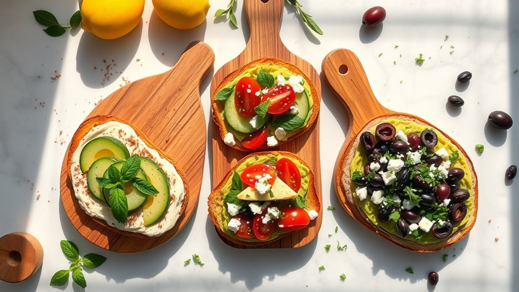 savory mediterranean toast variations