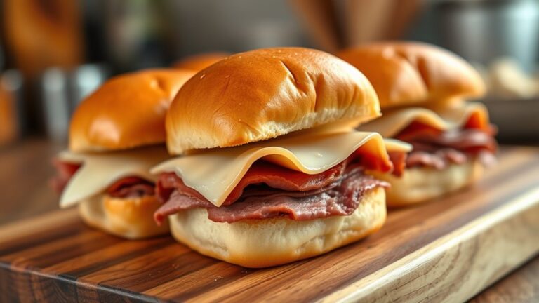 savory mini roast beef sandwiches