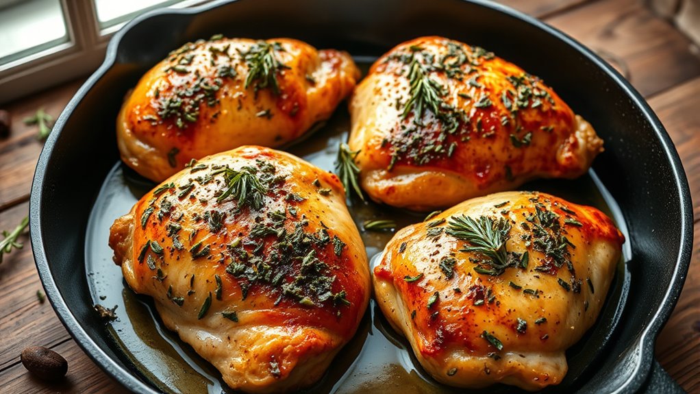 savory skillet chicken recipe