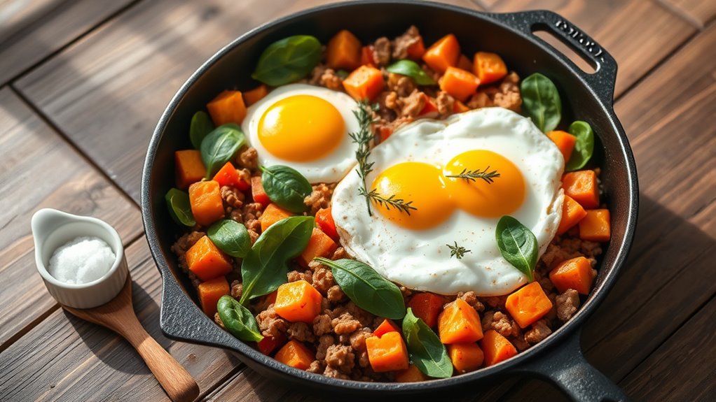 savory sweet potato hash