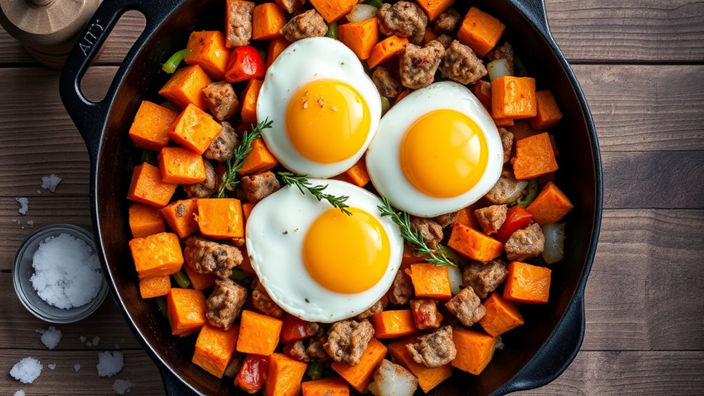 savory turkey sausage hash