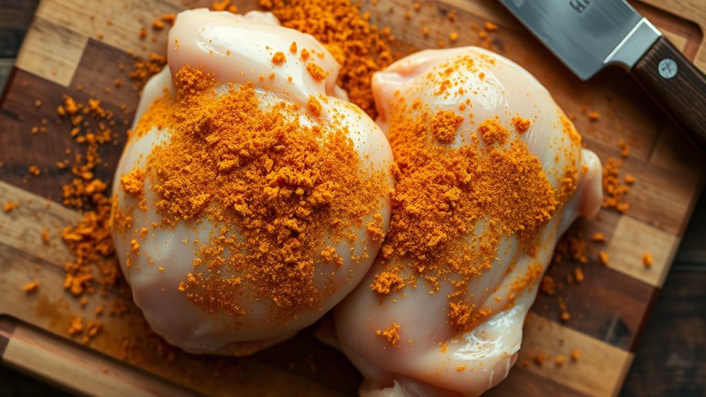 season chicken thighs with tajin
