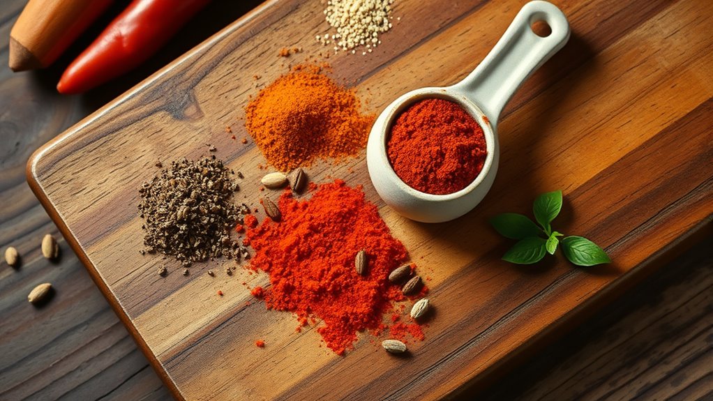 season pot with spices
