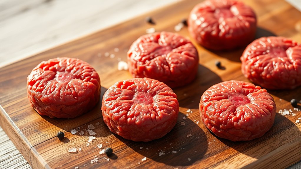 season the beef patties