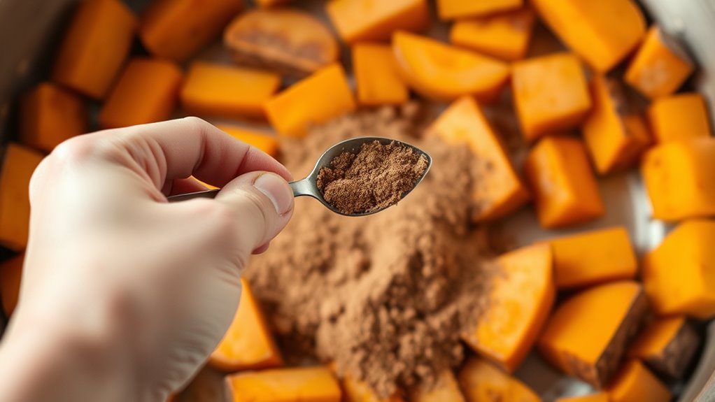 season with spices cautiously