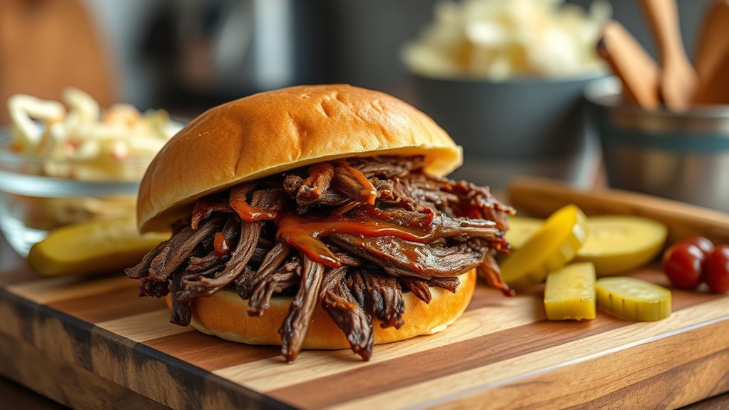 serve and enjoy sandwiches