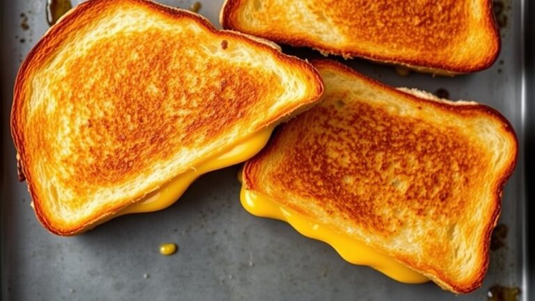 sheet pan grilled cheese