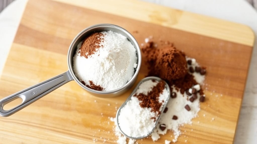 sift dry ingredients thoroughly