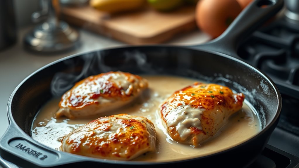 simmer sauce until reduced
