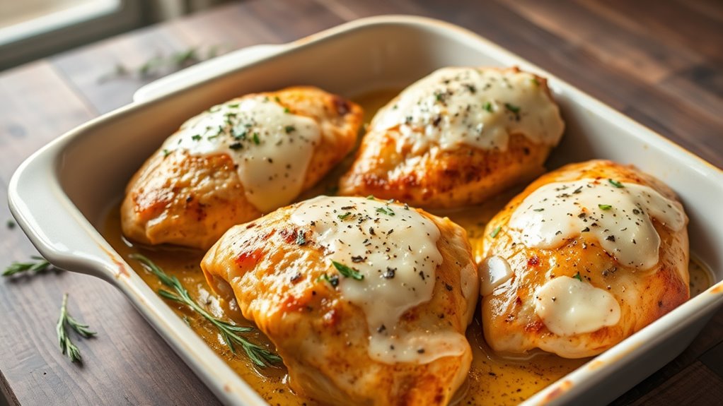 simple baked ranch chicken