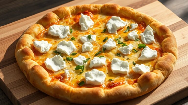 simple homemade white pizza