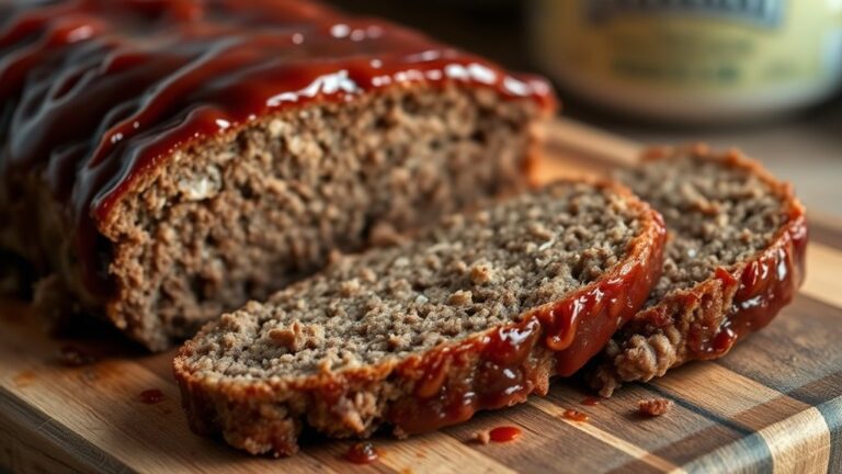 simple meatloaf with glaze
