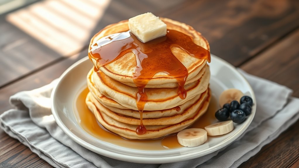 simple three component pancakes