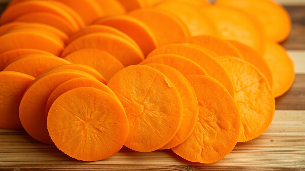 slice potatoes into even pieces