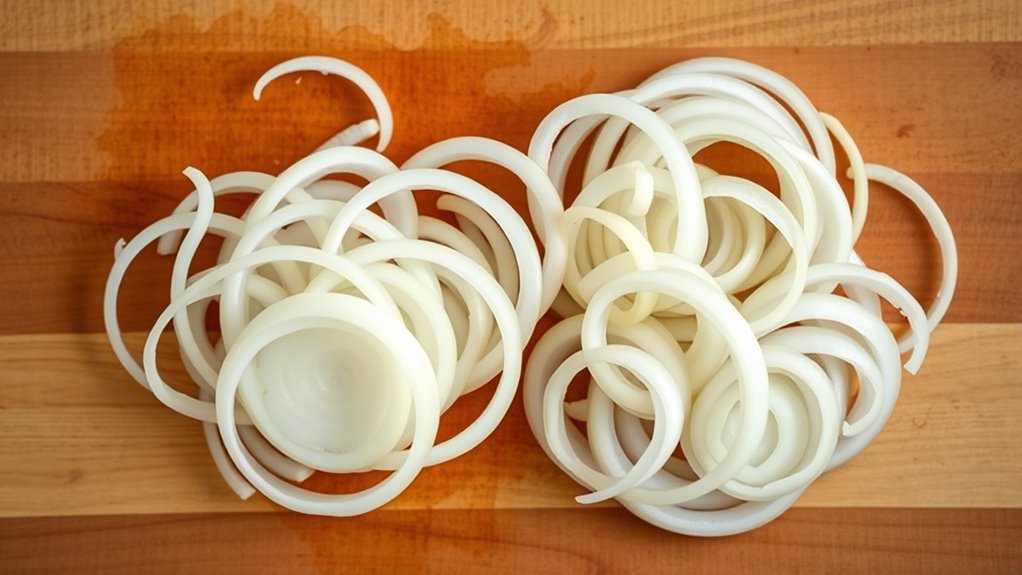sliced onions are added