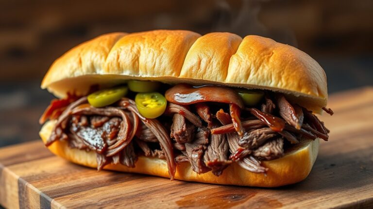 slow cooker beef sandwich
