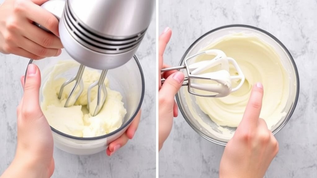 smoothly beat cream cheese