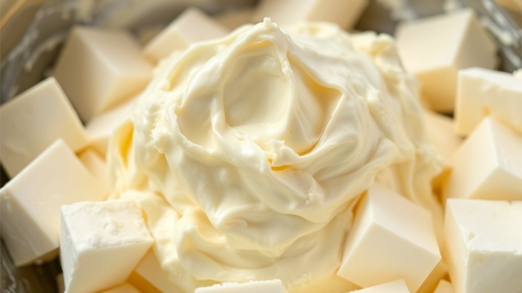 soften cream cheese fully