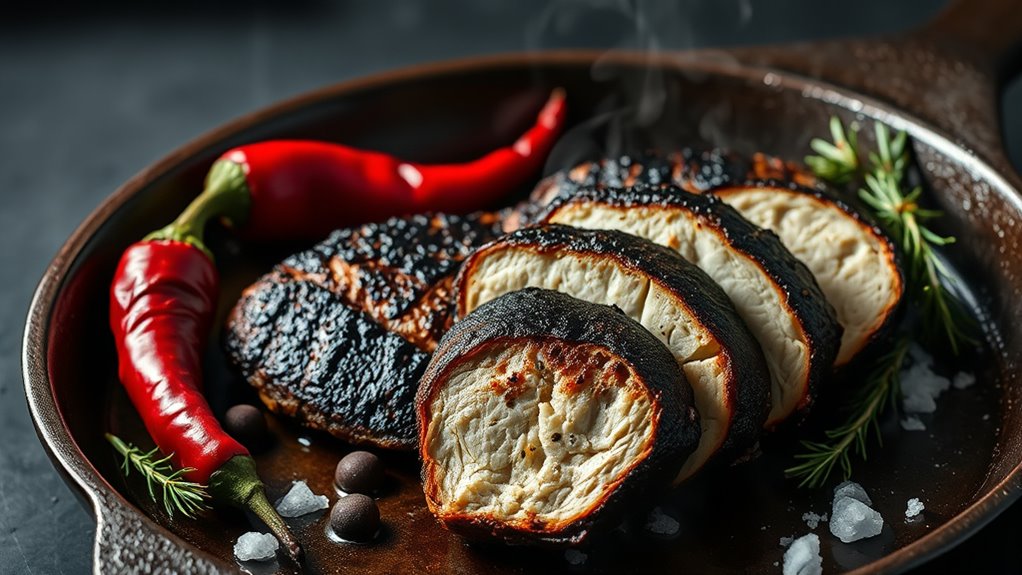 spicy blackened chicken dish