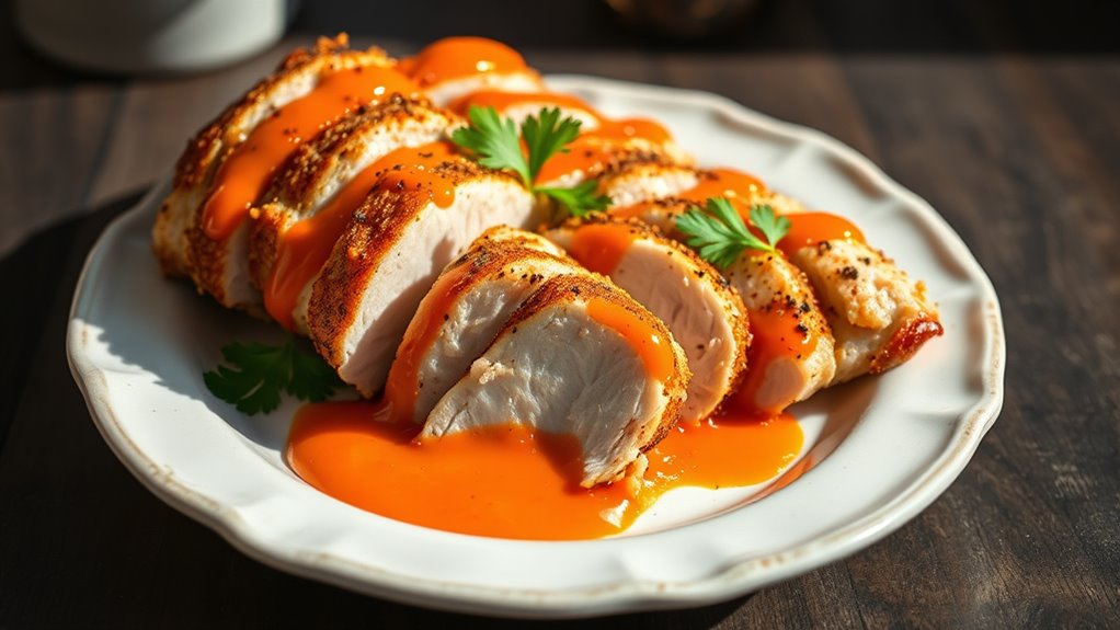 spicy buffalo chicken dish