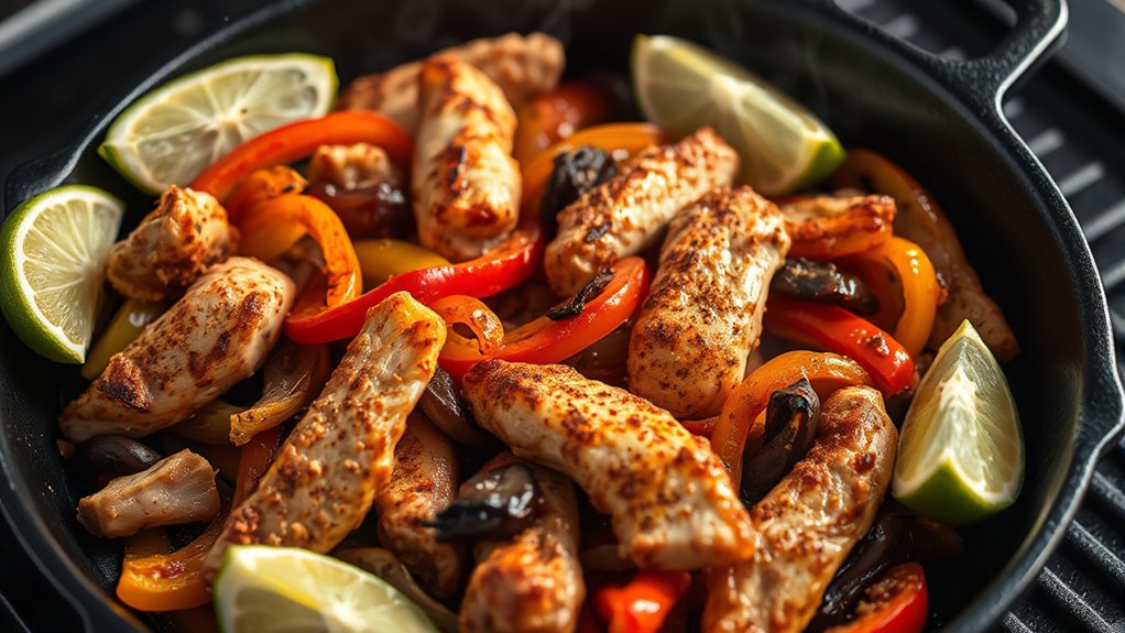 spicy chicken fajitas recipe