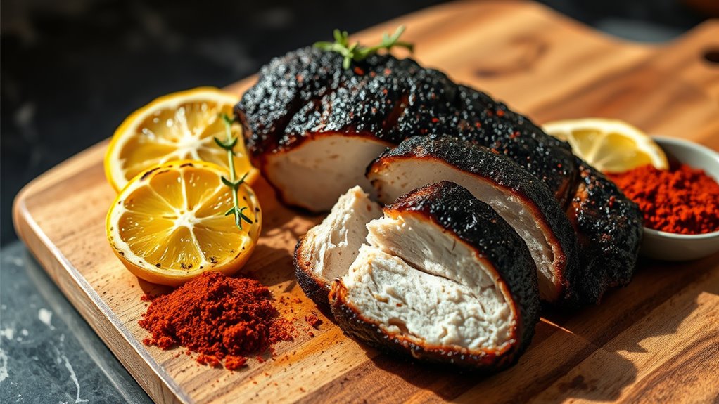 spicy seasoned chicken dish