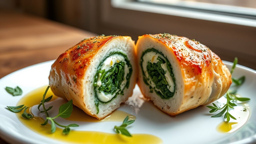 spinach and feta chicken