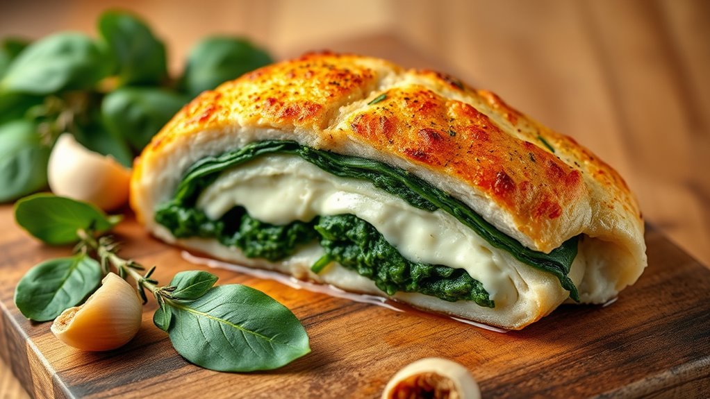 spinach and mozzarella chicken