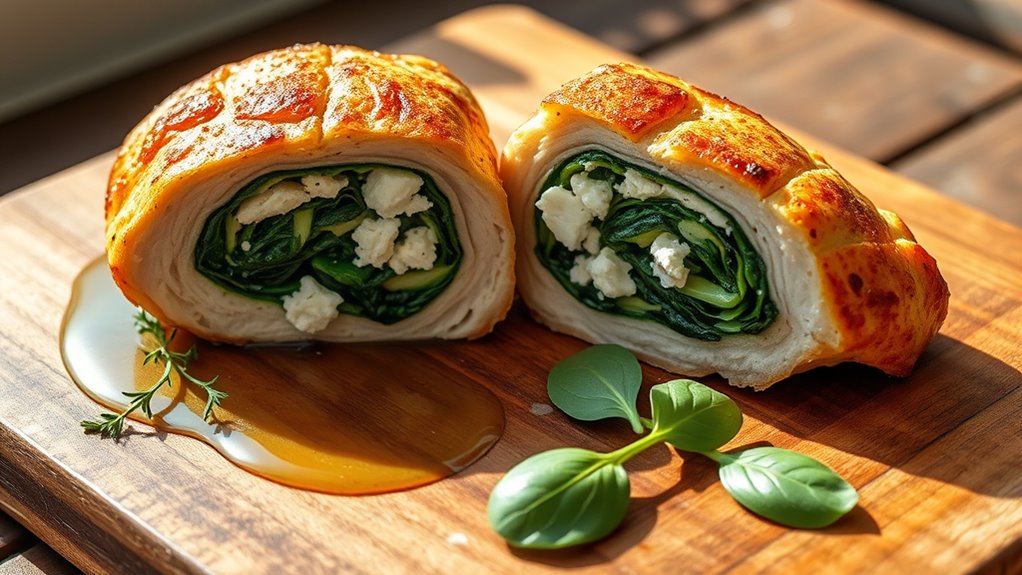 spinach feta chicken recipe