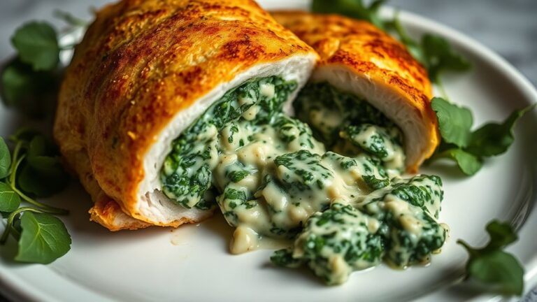 spinach stuffed chicken breast