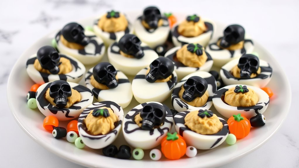 spooky decoration for garnish