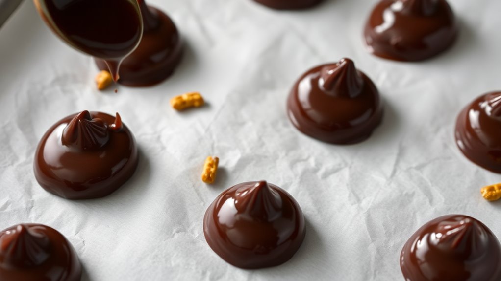 spoonfuls placed on sheet