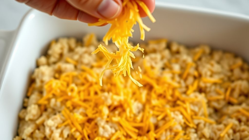 sprinkle cheese evenly half